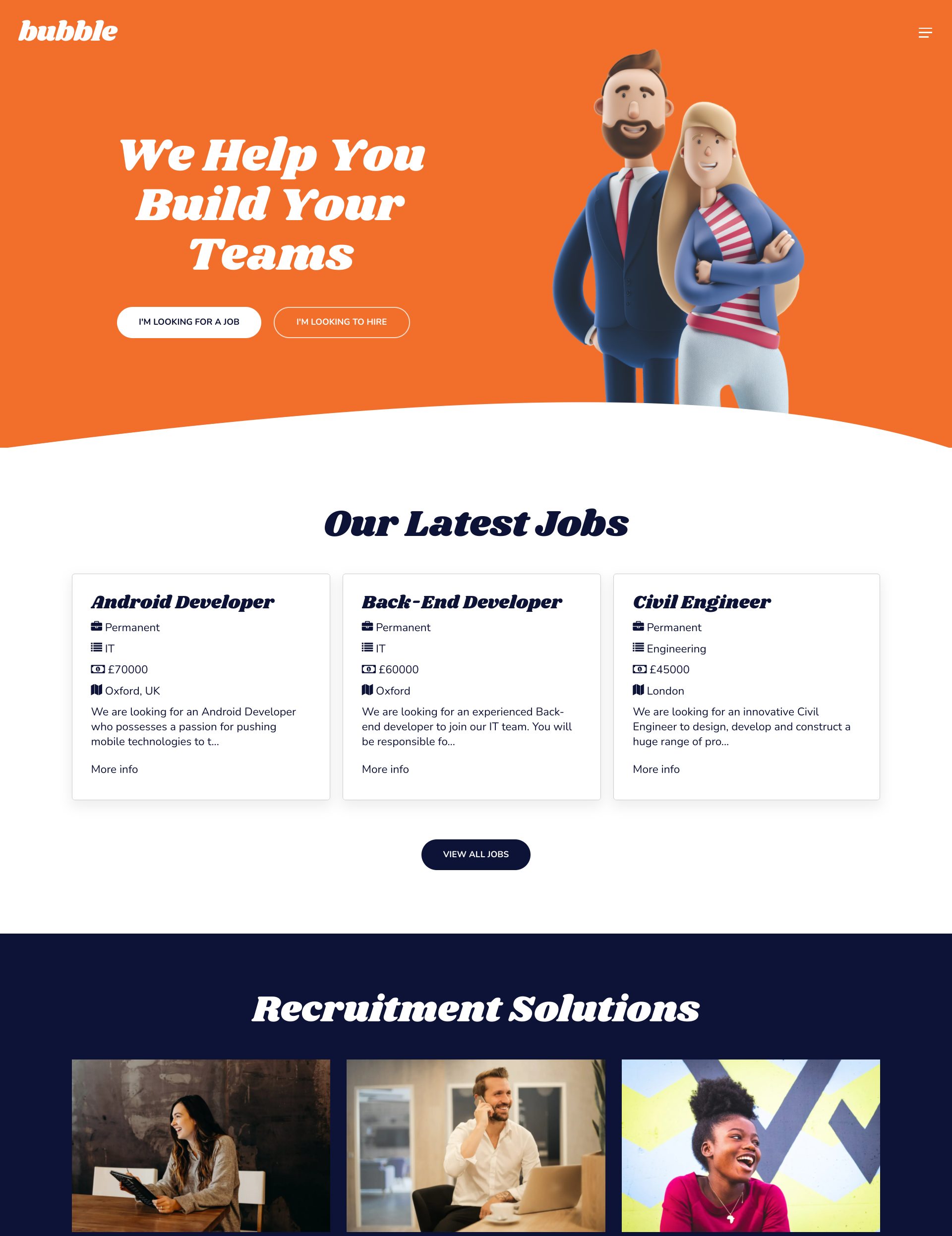 Recruitment Website Templates Recruitment Web Design Recsites